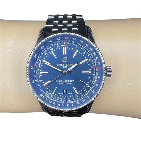 breitling navitimer watches price blue face|Breitling Navitimer watches for sale.